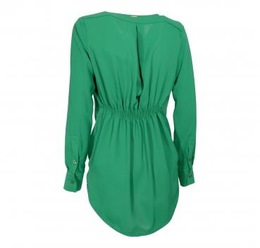 MDM Mademoiselle du Monde Blusa Donna ART 1270 Colore Verde