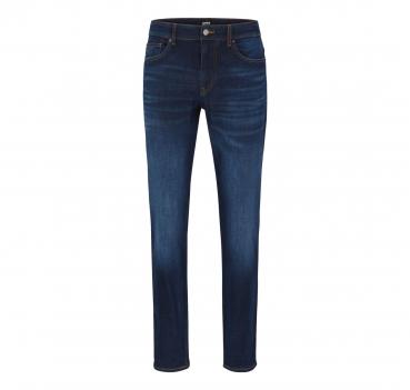 HUGO BOSS Jeans Slim Fit Denim Effetto Cashmere Modello Dela