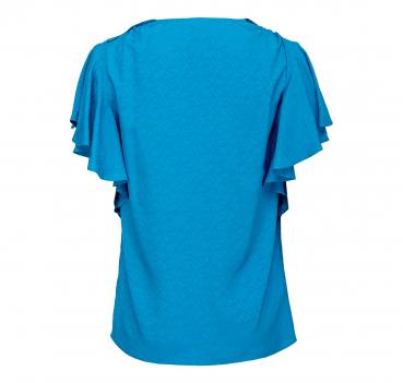 PINKO Blusa Donna in seta Baldo Colore Light Blue