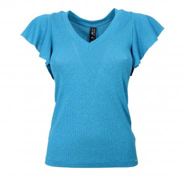 MDM Mademoiselle du Monde T-Shirt Donna Lurex Modello 4957 C