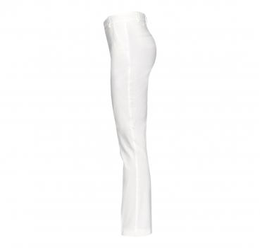 PINKO Pantalone Donna Bello Lino Stretch Colore Bianco