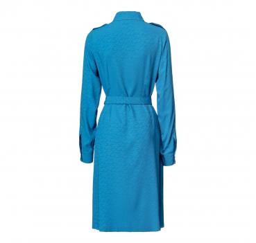 PINKO Abito Donna Chemisier Alicia Misto Seta Jacquard Light