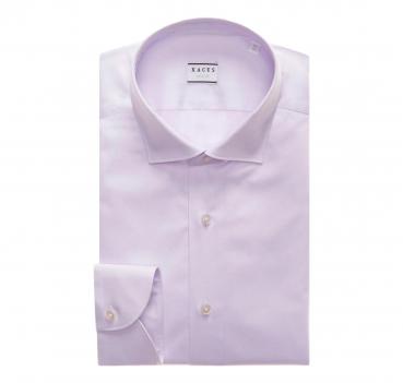 XACUS Camicia Uomo Tinta Unita Twill 11209036 Colore Lilla