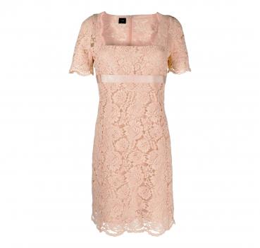 PINKO Abito Donna Tilly Rosa Nude in Pizzo Rebrodé Elegante