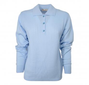 ELISABETTA B. Polo Donna Pura Lana Merino Art. 169 Colore Ce