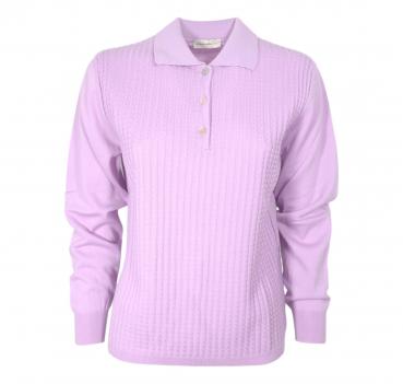 ELISABETTA B. Polo Donna Pura Lana Merino Art. 169 Colore Ro