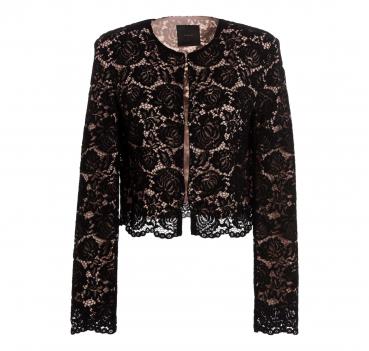 PINKO Giacca Donna in pizzo Quilmes Spencer Colore Nero