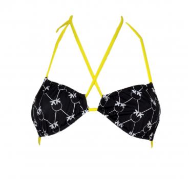 PINKO Top Bikini a Triangolo Fantasia Love Birds Donna Brugh