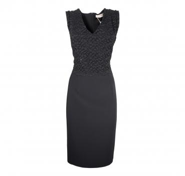 LISA KOTT Abito Donna con Pizzo Curvy Style 6060 Colore Nero