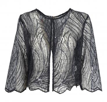 LISA KOTT Giacca Donna con Paillettes Curvy Style 6061 Color