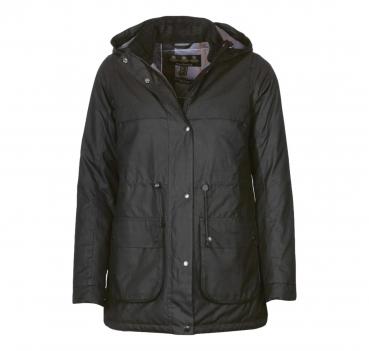 BARBOUR Parka Donna CASSLEY WAX LWX1080BK71 Colore Nero
