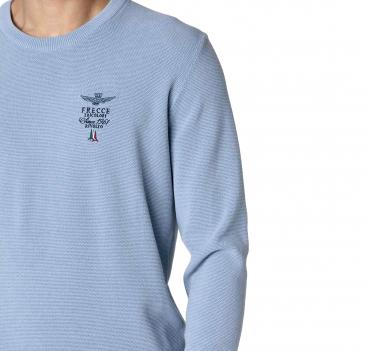 AERONAUTICA MILITARE Maglia Girocollo in Cotone Punto Riso M