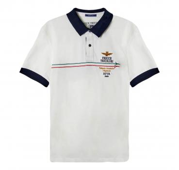 AERONAUTICA MILITARE Polo Frecce Tricolori Con Scie PO1698 R
