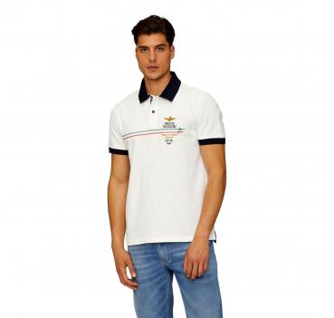 AERONAUTICA MILITARE Polo Frecce Tricolori Con Scie PO1698 R