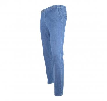 MEYER Pantalone Jeans Uomo Denim Travel Chino Stretch Modell