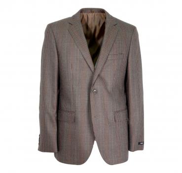 HUGO BOSS Giacca Uomo 50169117 Quadro Galles Con Toppa Regul