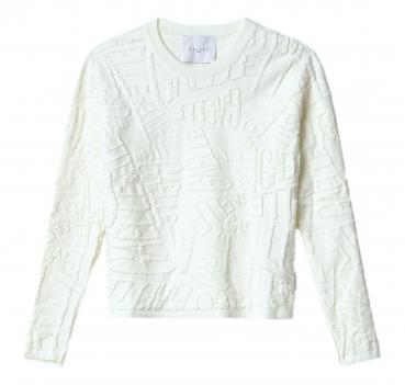 GAELLE PARIS Pullover Donna Manica Lunga Fantasia Allover GA