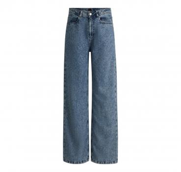 BOSS Jeans Donna A Gamba Larga Con Decorazioni In Cristallo 