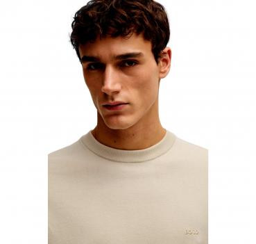 BOSS Maglione Uomo In Cotone Con Logo Ricamato Pacas 5050602