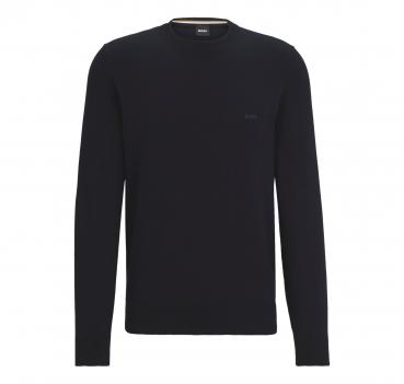 BOSS Maglione Uomo In Cotone Con Logo Ricamato Pacas 5050602