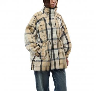 BARBOUR Trench Donna Suri Checked Showerproof Jacket LSP0224