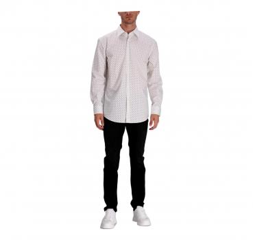 BOSS Camicia Uomo Slim Fit Popelin Di Cotone Elasticizzato F