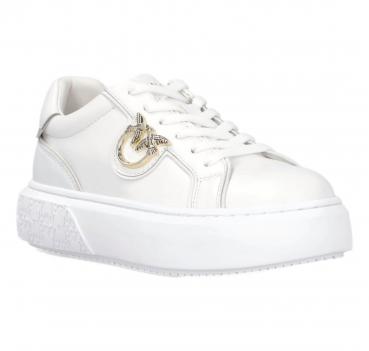 PINKO Sneakers Donna Flatform Con Suola Alta Logata e Logo I
