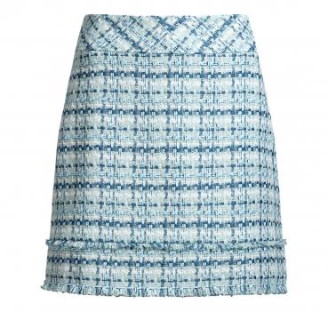 BOSS Minigonna Donna Slim Fit In Tweed Con Frange C Vafrosa 