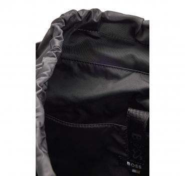 BOSS Zaino Uomo Multitasca Rifinito Con Monogramma Double B 