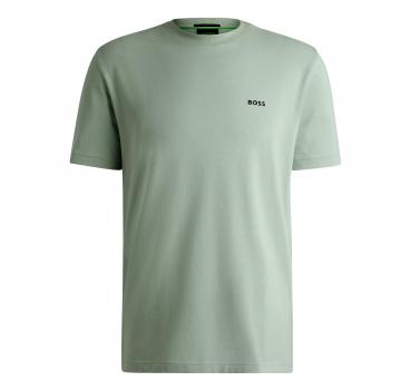 BOSS T Shirt Uomo Regular Fit In Cotone Elasticizzato Con Lo