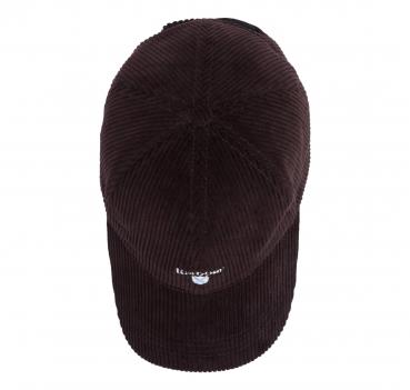 BARBOUR Cappello Baseball Uomo a Coste Sottili Preston Cord 