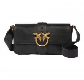 PINKO Borsa Donna Love One Classic Slouchy Morbida a Spalla 104524 Z99Q Colore Nero