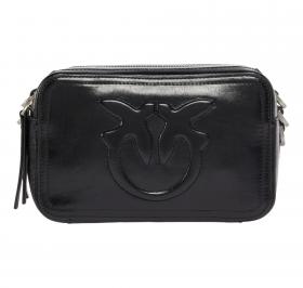 PINKO Borsa Donna Carrie Camera Bag Classic Calf 104336 Z99S Colore Nero