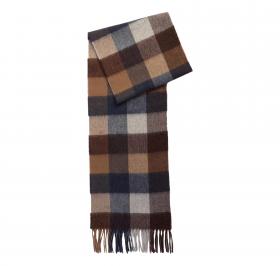 BARBOUR Sciarpa Uomo Large Tattersall USC0005TN381 Colore Midnight Oak