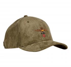 AERONAUTICA MILITARE Cappellino Uomo Effetto Suede Con Logo HA1229UCT04237 Colore Mud