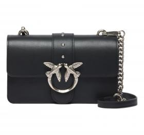PINKO Borsa Donna Love One Mini St Cl Vitello Seta 105856 Colore Nero Z99O