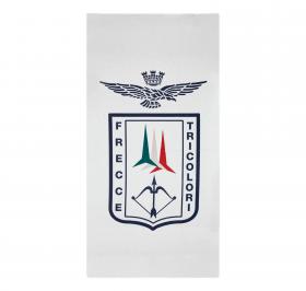 AERONAUTICA MILITARE Telo Mare Uomo Frecce Tricolori RO0008UF00684 Colore Bianco