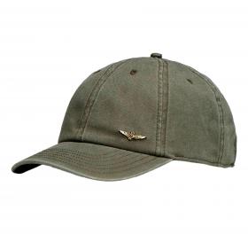 AERONAUTICA MILITARE Cappellino Uomo Con Aquila Turrita Metallica 261HA1244UCT02476 Colore Verde
