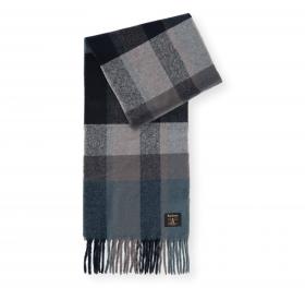 BARBOUR Sciarpa Westerdale a Scacchi Oversize USC0391GY91 Colore Grigio Tartan
