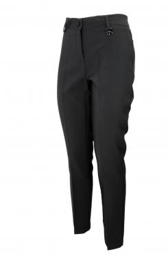 LISA KOTT PANTALONE DONNA 4618 COLORE NERO LINEA CURVY STYLE