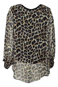 LISA KOTT Blusa 9031 Colore Maculato Linea Curvy Style