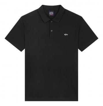 PAUL SHARK Polo Uomo Cotone Organico Pique Con Shark Badge C