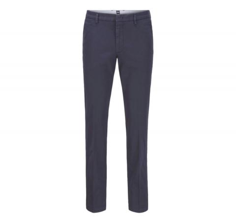 HUGO BOSS Pantalone slim fit Cotone elasticizzato BLU Kaito1 50410310