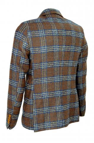 ALESSANDRO GILLES Giacca Uomo 2710 Slim Fit Doppio Petto a Quadri