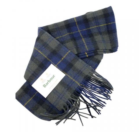 Barbour Sciarpa Tartan Lambswool Scarf USC0001TN28 Colore Olive Night