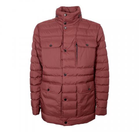 BOSS Piumino Uomo Devinni 50476880 Bordeaux Giubbotto Piuma d’Oca