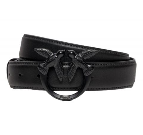 PINKO Cintura Donna Love Berry Belt H3 Color Block Colore Nero Z99B