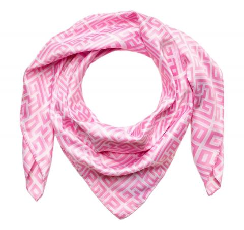 GAELLE PARIS Foulard Donna Stampa Allover GAACW00135 Colore Rosa