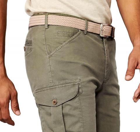 MEYER Cintura da Uomo Elasticizzata Modello 616/30 Colore Beige