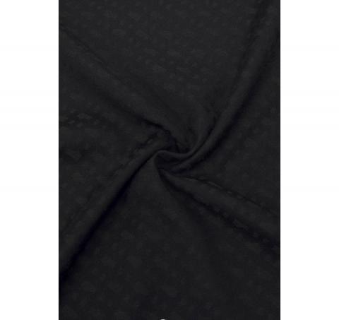 BOSS Foulards Unisex Jacquard Con Motivo Con Monogrammi E Frange Corte Ledonio 50517765 Colore Nero